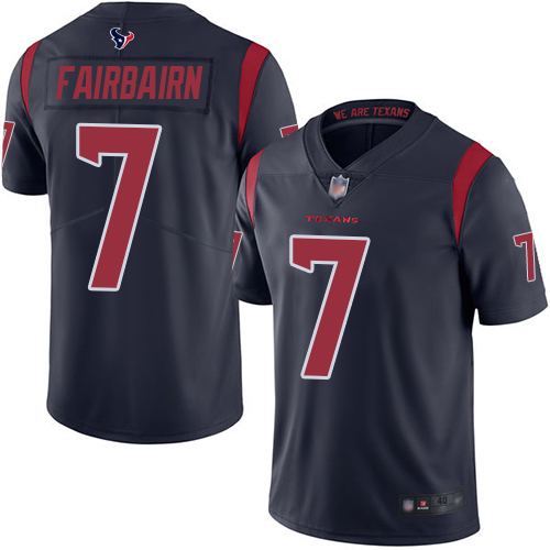 Houston Texans Limited Navy Blue Men Ka imi Fairbairn Jersey NFL Football 7 Rush Vapor Untouchable